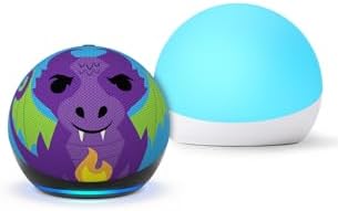 Amazon Echo Dot Kids  newest model    Owl including Amazon Kids  with Echo Glow  with Alexa  Early Access