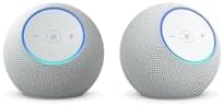 Amazon Echo Dot Max  newest model   Alexa speaker with room filling sound and built in smart home hub  with Alexa  Early Access  Glacier White