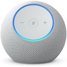 Amazon Echo Dot Max  newest model   Alexa speaker with room filling sound and nearly 3x bass  Great for living rooms and medium sized spaces  Designed for Alexa   Glacier White