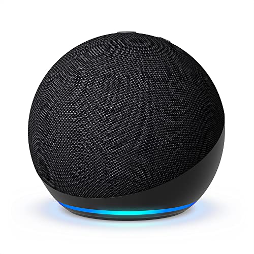 Amazon Echo Dot  Vibrant sounding Alexa speaker  Great for bedrooms  dining rooms and offices  Charcoal