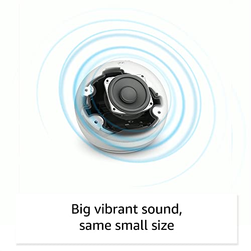 Amazon Echo Dot  Vibrant sounding Alexa speaker  Great for bedrooms  dining rooms and offices  Charcoal