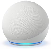 Amazon Echo Dot  newest model    Vibrant sounding speaker  Designed for Alexa   Great for bedrooms  dining rooms and offices  Glacier White