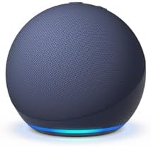 Amazon Echo Dot  newest model    Vibrant sounding speaker  Designed for Alexa   Great for bedrooms  dining rooms and offices  Deep Sea Blue
