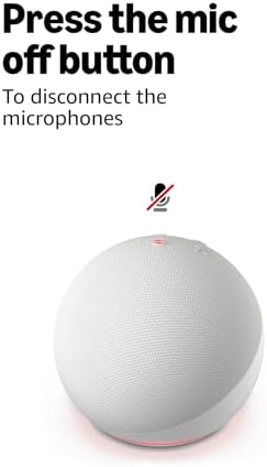 Amazon Echo Dot  newest model    Vibrant sounding speaker  Designed for Alexa   Great for bedrooms  dining rooms and offices  Glacier White