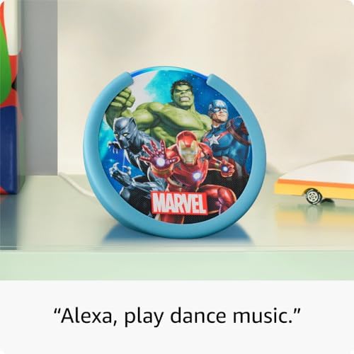 Amazon Echo Pop Kids  newest model   Designed for kids  with Alexa  Early Access  parental controls  Includes 6 months of Amazon Kids   Disney Princess