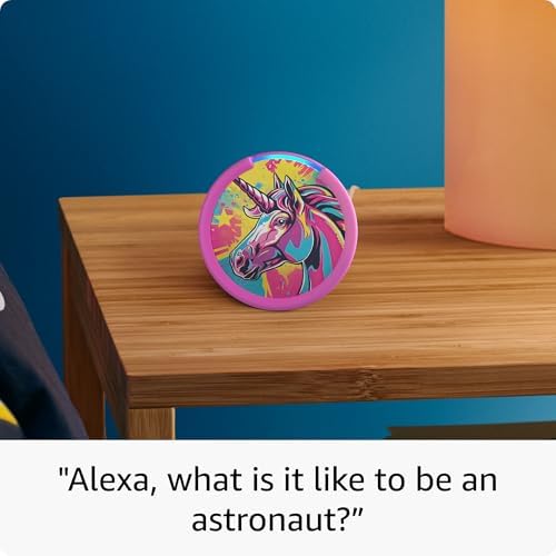 Amazon Echo Pop Kids  newest model   Designed for kids  with Alexa  Early Access  parental controls  Includes 6 months of Amazon Kids   Disney Princess