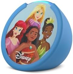Amazon Echo Pop Kids  newest model   Designed for kids  with Alexa  Early Access  parental controls  Includes 6 months of Amazon Kids   Disney Princess