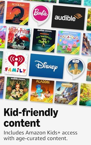 Amazon Echo Pop Kids  newest model   Designed for kids  with Alexa  Early Access  parental controls  Includes 6 months of Amazon Kids   Disney Princess