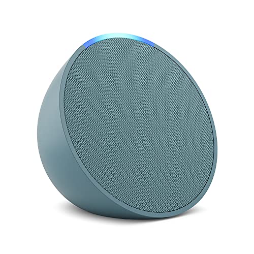 Amazon Echo Pop  newest model   Our smallest Alexa speaker  Fits in any room  Midnight Teal