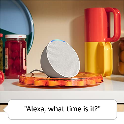 Amazon Echo Pop  newest model   Our smallest Alexa speaker  Fits in any room  Midnight Teal