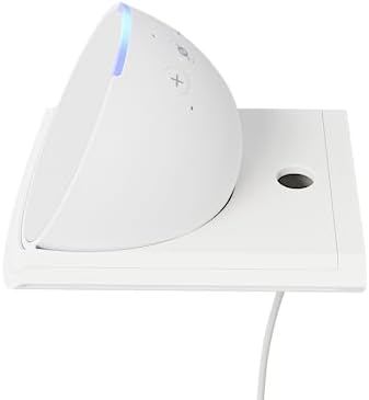 Amazon Echo Pop  newest model   Our smallest speaker with Alexa  Early Access  Fits in any room  Glacier White