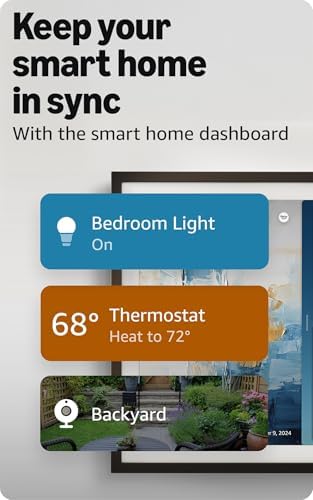 Amazon Echo Show 21  newest model   Full HD 21 kitchen hub for home organization  with built in Fire TV  Designed for Alexa