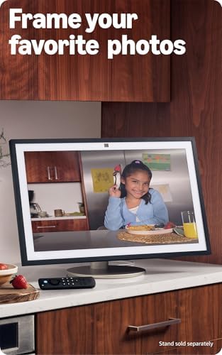 Amazon Echo Show 21  newest model   Full HD 21 kitchen hub for home organization  with built in Fire TV  Designed for Alexa