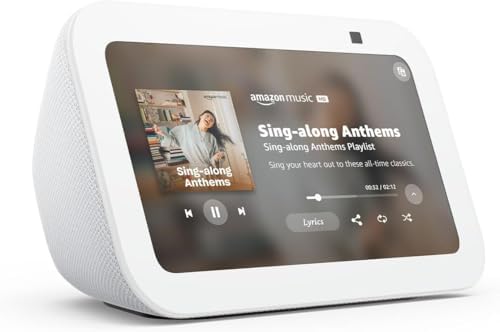 Amazon Echo Show 5  newest model   Smart display with Alexa  Early Access  2x the bass and clearer sound  Charcoal
