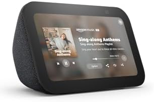 Amazon Echo Show 5  newest model   Smart display  Designed for Alexa   2x the bass and clearer sound  Charcoal