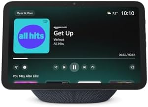 Amazon Echo Show 8 (modelo más reciente): pantalla HD de 8.7" con colores intensos, audio espacial y acceso anticipado a Alexa+ (grafito)