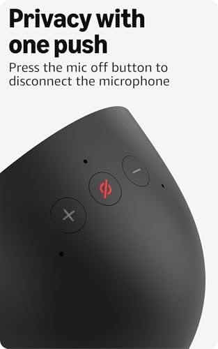 Amazon Echo Spot  newest model   Great for nightstands  offices and kitchens  Smart alarm clock with Alexa  Early Access  Glacier White