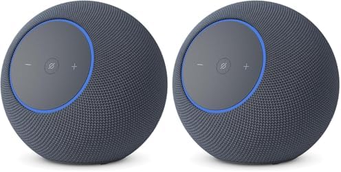 Amazon Echo Studio  newest model   compact design  immersive spatial audio and Dolby Atmos  with Alexa  Early Access  Glacier White
