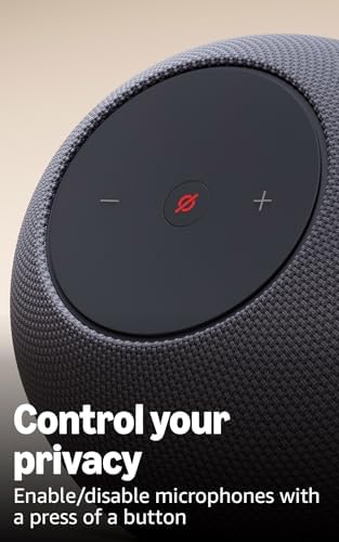 Amazon Echo Studio (modelo más reciente), Audio espacial inmersivo y Dolby Atmos, así como acceso anticipado a Alexa+, blanco glacial