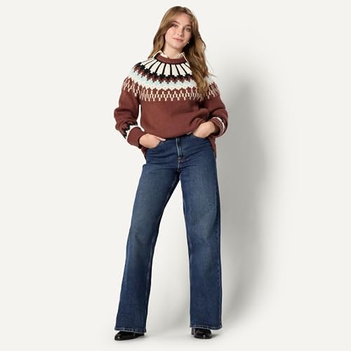 Amazon Essentials  Demis Pick  Womens Oversized Fit Fair Isle Crewneck Sweater