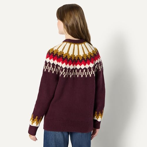 Amazon Essentials  Demis Pick  Womens Oversized Fit Fair Isle Crewneck Sweater