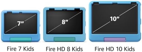 Amazon Fire 7 Kids tablet  newest model  ages 3 7  Top selling 7 kids tablet on Amazon  Includes 6 months of ad free and exclusive content  easy parental controls  10 hr battery  16 GB  Blue