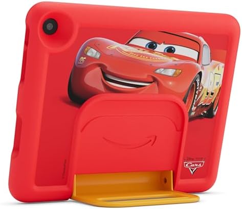Amazon Fire HD 8 Kids tablet  newest model   ages 3 7  With bright 8 HD screen  Includes ad free and exclusive content  parental controls and 13 hr battery  32 GB  Disney Pixar Cars