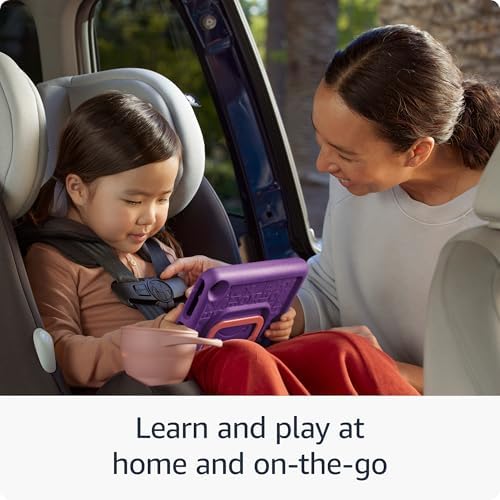 Amazon Fire HD 8 Kids tablet  newest model   ages 3 7  With bright 8 HD screen  Includes ad free and exclusive content  parental controls and 13 hr battery  32 GB  Disney Pixar Cars