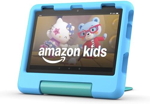 Amazon Fire HD 8 Kids tablet  newest model   ages 3 7  With bright 8 HD screen  Includes ad free and exclusive content  parental controls and 13 hr battery  32 GB  Disney Pixar Cars
