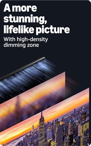 Amazon Fire TV 55 Omni Mini LED Series  QLED 4K UHD smart TV  Dolby Vision IQ  144hz gaming mode  Ambient Experience  hands free with Alexa  2024 release