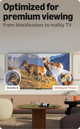 Amazon Fire TV 55 Omni Mini LED Series  QLED 4K UHD smart TV  Dolby Vision IQ  144hz gaming mode  Ambient Experience  hands free with Alexa  2024 release