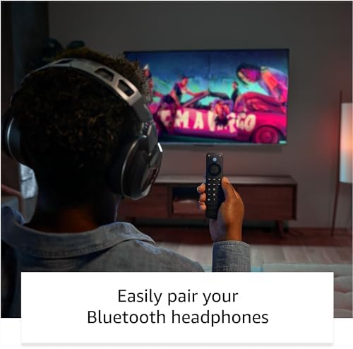 Control remoto por voz Alexa Pro (modelo más reciente), con buscador de control remoto, controles de TV y botones retroiluminados (necesita dispositivo Fire TV compatible) Visita la tienda de accesorios Fire TV de Amazon