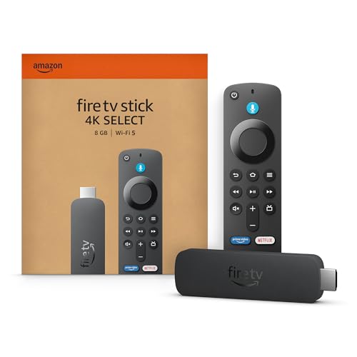Amazon Fire TV Stick 4K Select  newest model   start streaming in 4K  AI powered search  and free & live TV