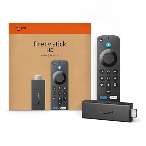 Amazon Fire TV Stick HD  newest model   free and live TV  Alexa Voice Remote  smart home controls  HD streaming