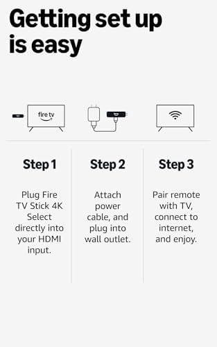 Amazon Fire TV Stick 4K Select  newest model   start streaming in 4K  AI powered search  and free & live TV