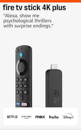 Amazon Fire TV Stick 4K Plus  newest model  with AI powered Fire TV Search  Wi Fi 6  stream over 1 8 million movies and shows  free & live TV