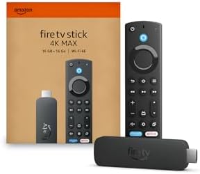 Amazon Fire TV Stick 4K Max streaming device  with AI powered Fire TV Search  supports Wi Fi 6E  free & live TV without cable or satellite  find shows faster with Alexa 
