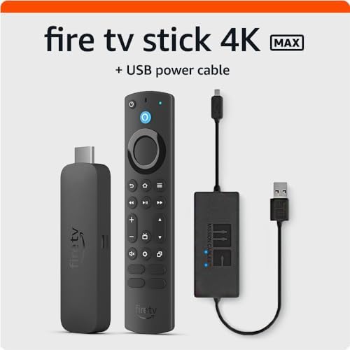 Amazon Fire TV Stick 4K Max streaming device  with AI powered Fire TV Search  supports Wi Fi 6E  free & live TV without cable or satellite  find shows faster with Alexa 