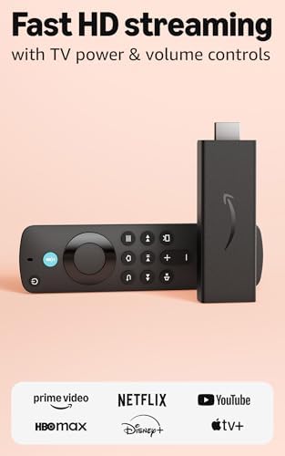Amazon Fire TV Stick HD  free and live TV  Alexa Voice Remote  smart home controls  HD streaming