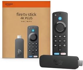 Amazon Fire TV Stick 4K Plus  newest model  with AI powered Fire TV Search  Wi Fi 6  stream hundreds of thousands of movies and shows  free & live TV  find shows faster with Alexa 