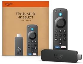 Amazon Fire TV Stick 4K Select  newest model   start streaming in 4K  AI powered search  and free & live TV  find shows faster with Alexa 