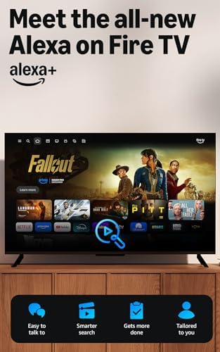 Amazon Fire TV Stick 4K Select  newest model   start streaming in 4K  AI powered search  and free & live TV  find shows faster with Alexa 