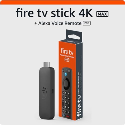 Amazon Fire TV Stick 4K Max streaming device  with AI powered Fire TV Search  supports Wi Fi 6E  free & live TV without cable or satellite  find shows faster with Alexa 