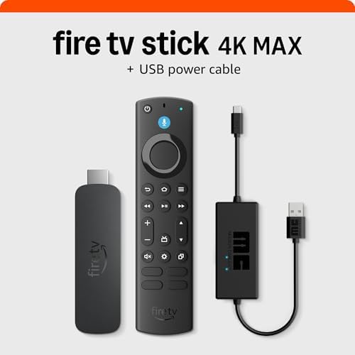Amazon Fire TV Stick 4K Max  newest model   streaming device  with AI powered Fire TV Search  supports Wi Fi 6E  free & live TV without cable or satellite  find shows faster with Alexa 