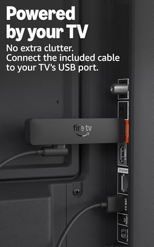 Amazon Fire TV Stick HD  newest model   free & live TV  Alexa Voice Remote  powered by the TV  effortless setup  find shows faster with Alexa 