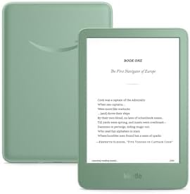 Amazon Kindle 16 GB  newest model    Lightest and most compact Kindle  now with faster page turns  and higher contrast ratio  for an enhanced reading experience   Matcha