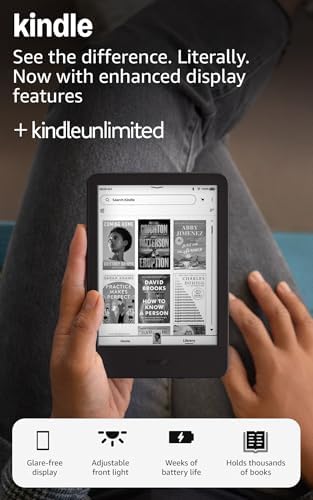 Amazon Kindle 16 GB  newest model    Lightest and most compact Kindle  now with faster page turns  and higher contrast ratio  for an enhanced reading experience   Matcha