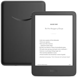 Amazon Kindle 16 GB  newest model    Lightest and most compact Kindle  now with faster page turns  and higher contrast ratio  for an enhanced reading experience   Black