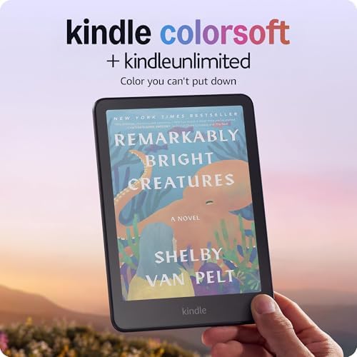 Amazon Kindle Colorsoft 16 GB  newest model    With color display and adjustable warm light   No Ads   Black   3 Months of Kindle Unlimited  with auto renewal 