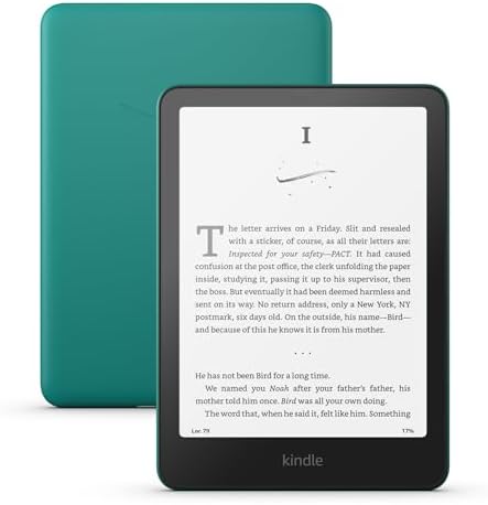 Amazon Kindle Paperwhite 16GB  newest model    Our fastest Kindle ever  with new 7 glare free display and weeks of battery life   Jade